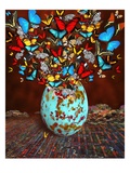 Butterflies Fly Out Through the Crack in the Egg Giclee Print