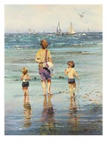 A Day at the Beach Giclee Print by LaVere Hutchings