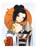 Japanese cutie Giclee Print by Harry Briggs