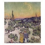 Moonlit Landscape Giclee Print by Vincent van Gogh