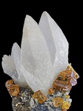 Sphalerite with Calcite Photographic Print by Walter Geiersperger