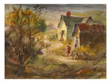 The Old Farm Giclee Print by LaVere Hutchings
