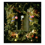 Communion Cup and Host, Encircled with a Garland of Fruit Lámina giclée por Jan Davidsz. de Heem Communion Cup and Host, Encircled with a Garland of Fruit Lámina giclée por Jan Davidsz. de Heem