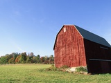 Barn in a field Photographic Print by Scott Barrow