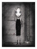 Lulu with knife Giclee Print by Harry Briggs