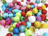 Colorful Christmas ornaments Photographic Print by Pauline St. Denis
