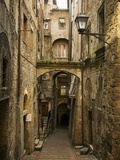 Medieval Street in Perugia Photographic Print by David Sutherland