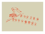 Diving in Business Giclee Print by Jordi Elias