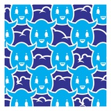 Devil Spuds Blue Reproduction procédé giclée par Tristan Eaton