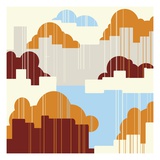 Cloud Pattern Giclee Print by Tristan Eaton