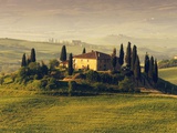 Tuscan Villa at Sunrise Photographic Print by Frank Krahmer
