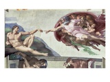 The Creation of Adam reproduction procédé giclée par Michelangelo Buonarroti