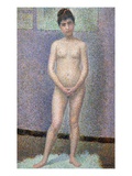 Model from the Front Giclee Print by Georges Seurat