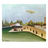 Quay at Ivry Lámina giclée por Henri Rousseau Quay at Ivry Lámina giclée por Henri Rousseau