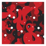Red Camo Reproduction procédé giclée par Tristan Eaton