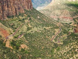 Winding Road in Zion National Park Photographic Print by Larry Lee