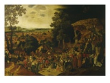 Christ on the Way to Calvary reproduction procédé giclée par Pieter Brueghel the Younger