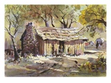 Mark Twain's Cabin Giclee Print by LaVere Hutchings
