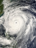Typhoon Krosa Headed Toward Taiwan Photographic Print