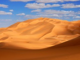 Erg Ubari Dunes in Libyan Desert Fotografisk tryk af Michel Gounot