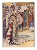 Cinderella Appears at the Ball reproduction procédé giclée par Charles Robinson