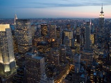 Manhattan at Dusk Photographic Print
