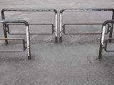 Pedestrian Barriers on Pavement Photographie par Jim Vecchi