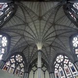 Fan Vaulting in Westminster Abbey Chapter House Ceiling Photographic Print by Angelo Hornak