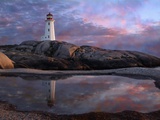 Tide Pool by Lighthouse Photographie par Cindy Kassab
