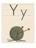 Y is for yarn Reproduction procédé giclée