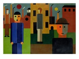 Factories Giclee Print by Franz W. Seiwert