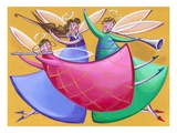 Angels Playing Musical Instruments Giclee Print