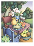 Outdoor Table Setting Giclee Print