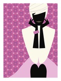 Woman with Hands on Chin Giclee Print