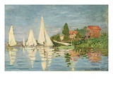 Regata At Arg Reproduction procédé giclée par Claude Monet