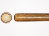 Baseball bat and ball Reprodukcja zdjęcia Baseball bat and ball Reprodukcja zdjęcia