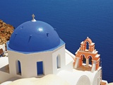 Church Overlooking the Aegean Photographic Print by Jean-pierre Lescourret