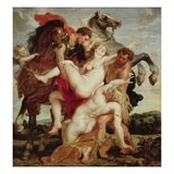 Rape of the Daughters of Leucippus Giclee Print by Peter Paul Rubens