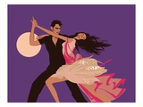 Couple Dancing Giclee Print