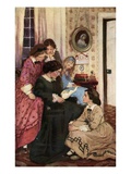 They All Drew to the Fire Giclee-vedos tekijänä Jessie Willcox Smith They All Drew to the Fire Giclee-vedos tekijänä Jessie Willcox Smith