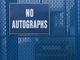 Sign on Chain-link Fence Photographic Print by Bryan Allen