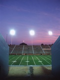 Empty Football Stadium at Dusk, Tennessee, USA Photographic Print by Jeffrey Bosdet