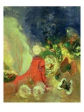 The Red Sphinx Giclee Print by Odilon Redon