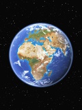 Eastern Hemisphere of Earth Photographic Print by Kulka 