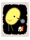 Giant chick Giclee Print by Kirsten Ulve