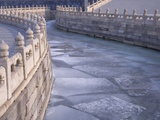 Marble Balustrade and Flooring Inside the Forbidden City Photographic Print by Keren Su