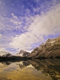 Bow Lake and Crowfoot Mountain, Banff National Park, Alberta, Canada. Photographic Print by John E Marriott