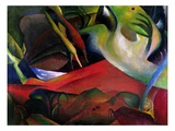 The Storm Giclee Print by August Macke