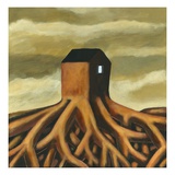 House with Roots Giclee Print