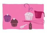 Muffins Giclee-trykk av Anne Bryant Muffins Giclee-trykk av Anne Bryant